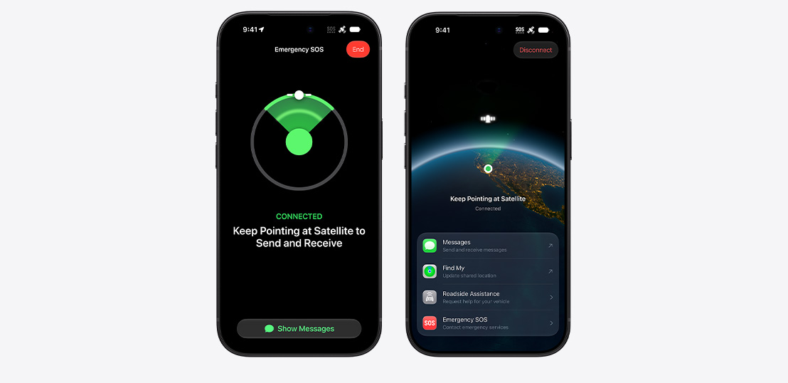 iPhone screen showing Emergency SOS in use