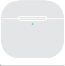 50.1mmの前面の幅を示したAirPods 5の充電ケースのイラスト
