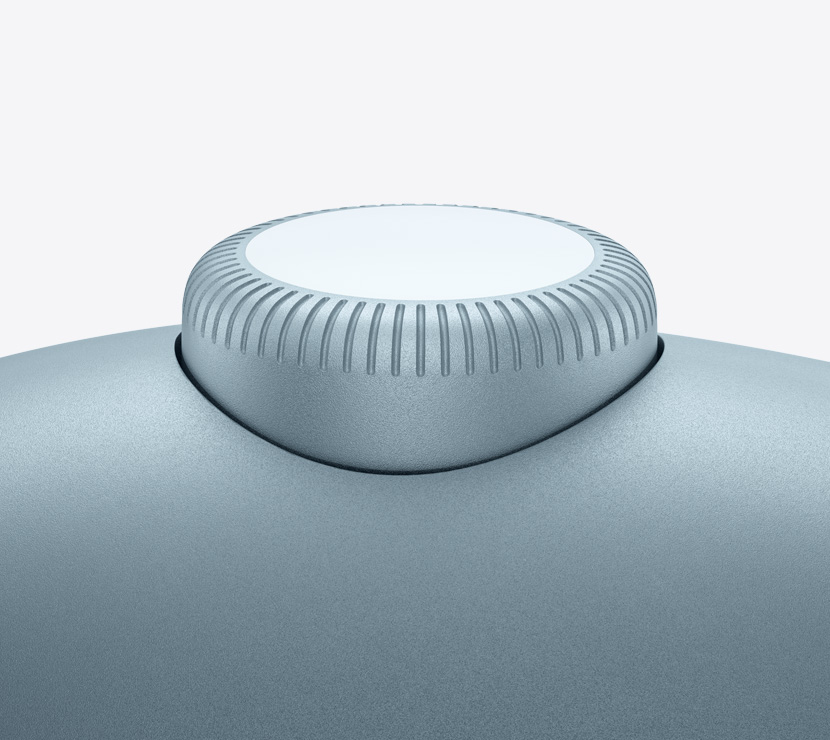 AirPods Max 2 kõrvaklapid, sinises toonis, Digital Crowni detail