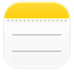 Icône de l’app Notes